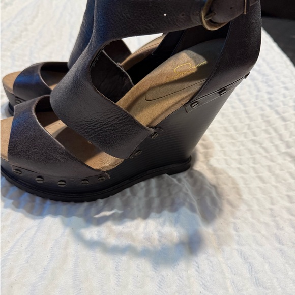 Jessica Simpson Black Open-Toe Heels - Picture 3 of 11